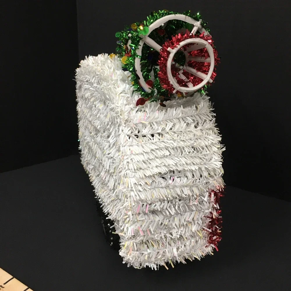 Christmas Tinsel Retro RV Camper Camping Holiday Decor